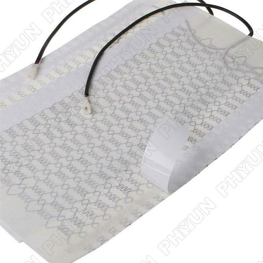 12V Car Seat Heater Pads Kit Winter Cushion Warmer Seat Covers Set Universal 2x