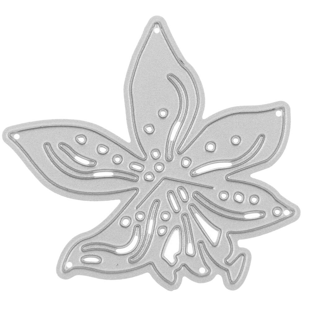 Cutting Dies Metal Stencil Scrapbooking Embossing Art Crafts Bauhinia Decor