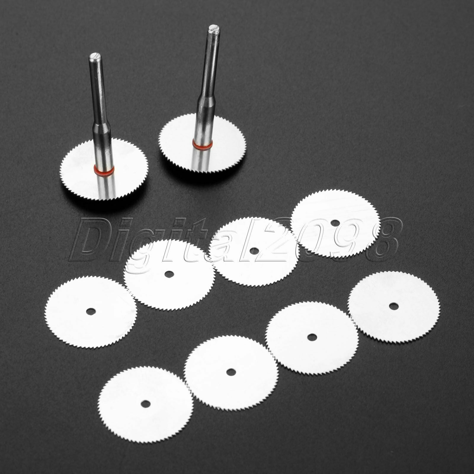Coupeur Rotatif Mini HSS Scie Circulaire Disque Lames Mandrin Loisirs Foret 10Pc