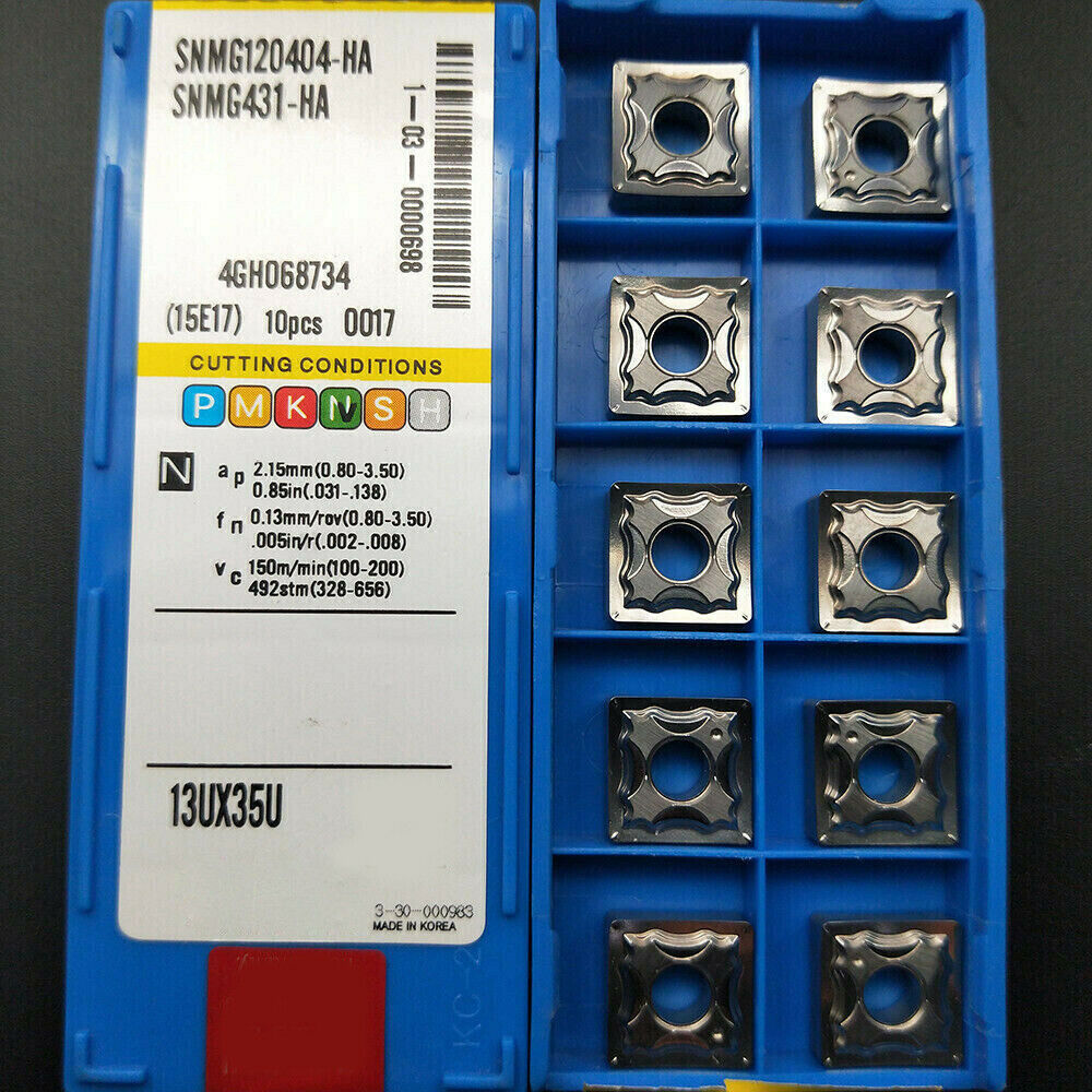 For Aluminum SNMG120404-HA  SNMG431-AK  CNC carbide Aluminum Turning inserts