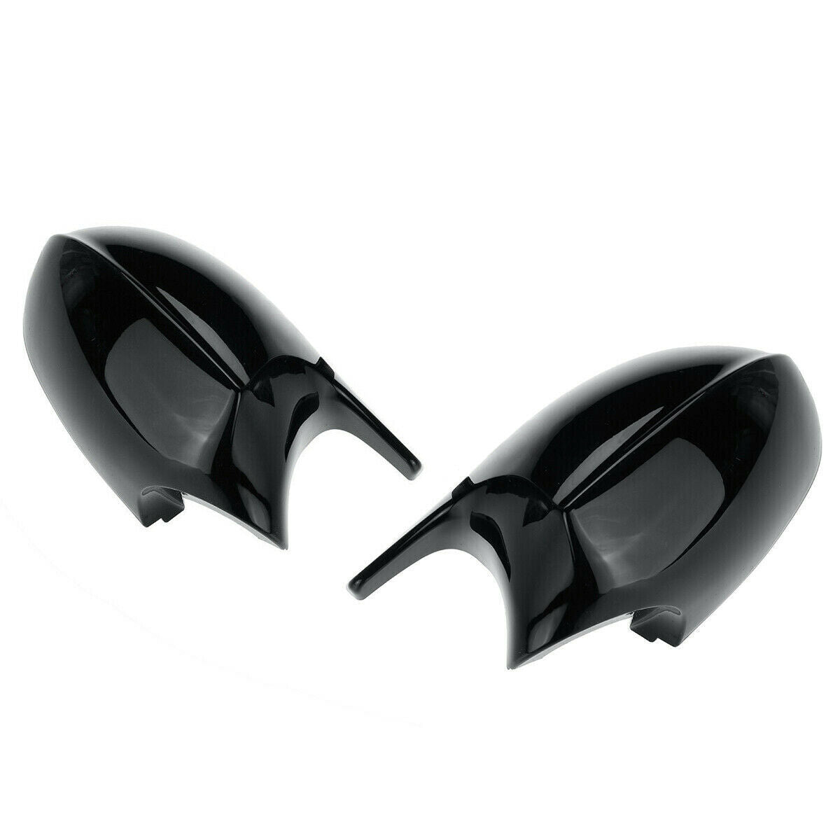 2x Rear View Mirror Cover Gloss Black For BMW E87 E81 E82 E90 E92 PRE-LCI 04-09