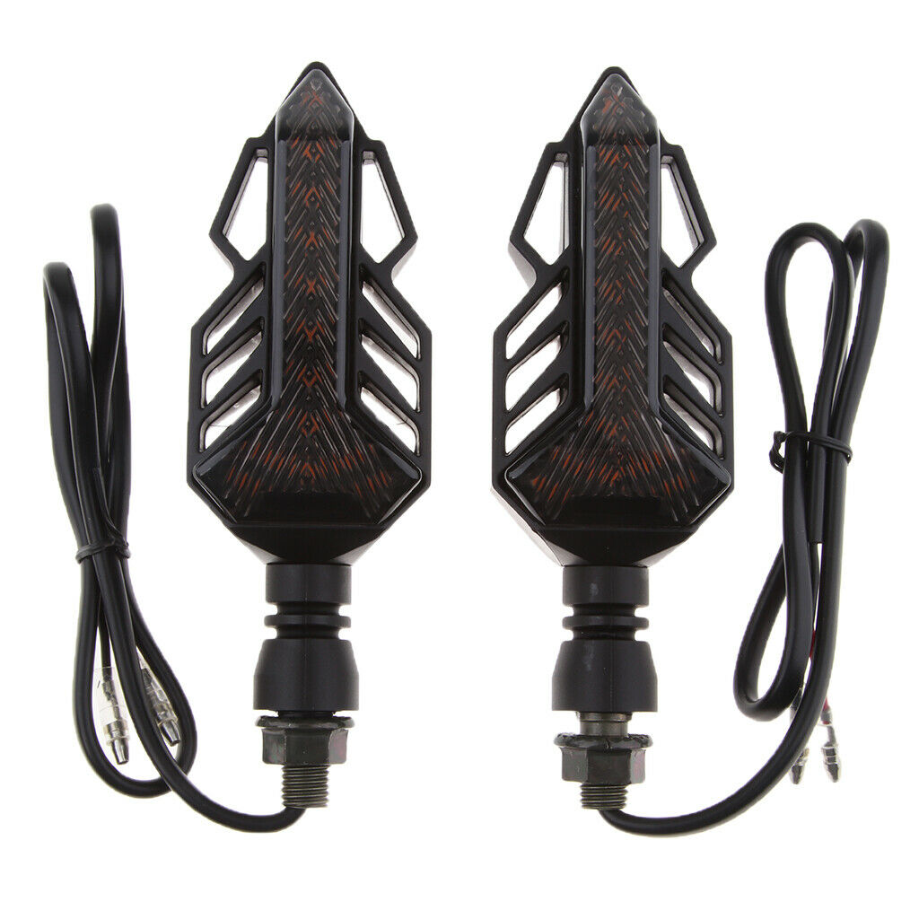 2pcs LED Universal Motorcycle Turning Signal Lamp Flash Light Lamp 12V