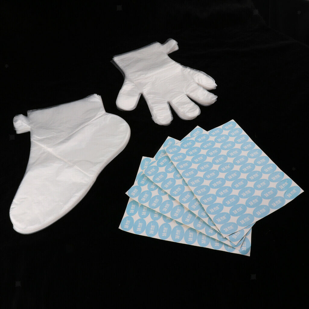 100 Pieces of Disposable Gloves And Socks,  Gloves,  Gloves