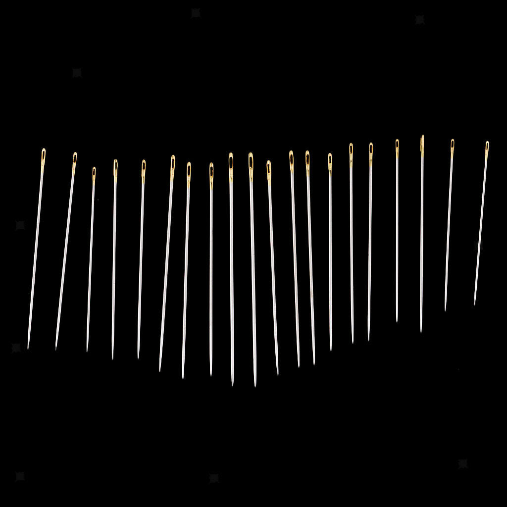 20Pcs Household Hand Sewing Needles Kit Canvas Leather Carpet Repair Tools