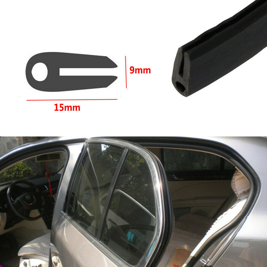 5M Rubber Seal Weather strip Protector Auto Car Door Edge Guards Soft U-Shape