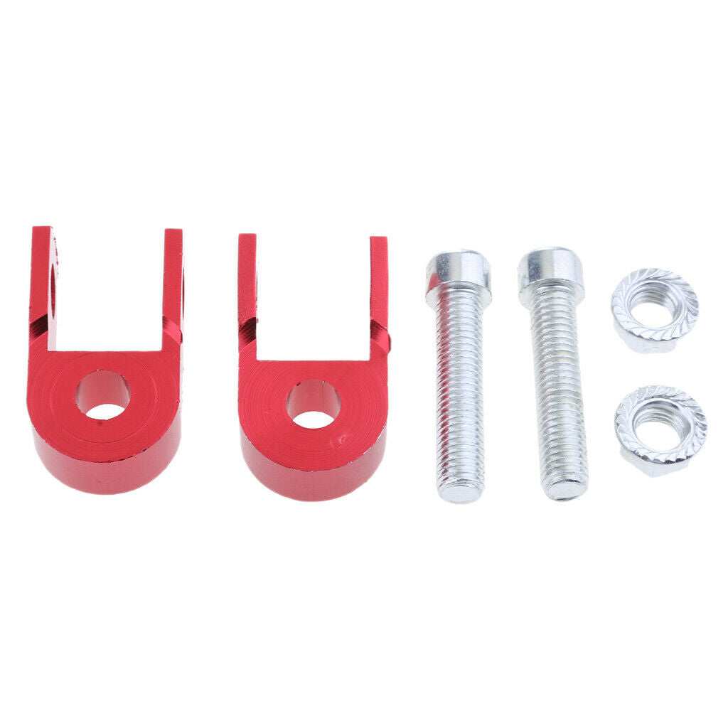 Height Extension Shock Absorber Motorbike Jack Up Riser Suspension Red