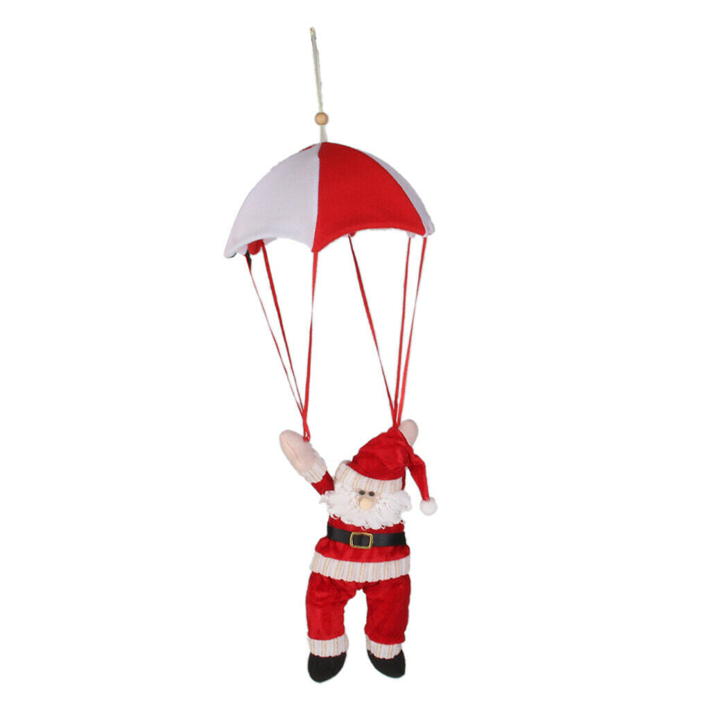 Parachute Santa Decor Xmas Parachute Christmas Santa Crafts Child Toys