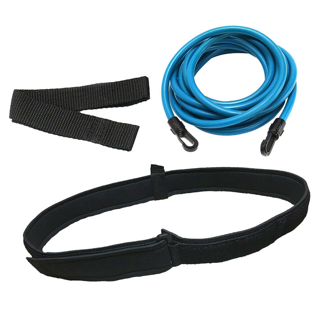 2 Set Swim Bungee Training Belt Strap Kit Exerciser Belt Training Supplies