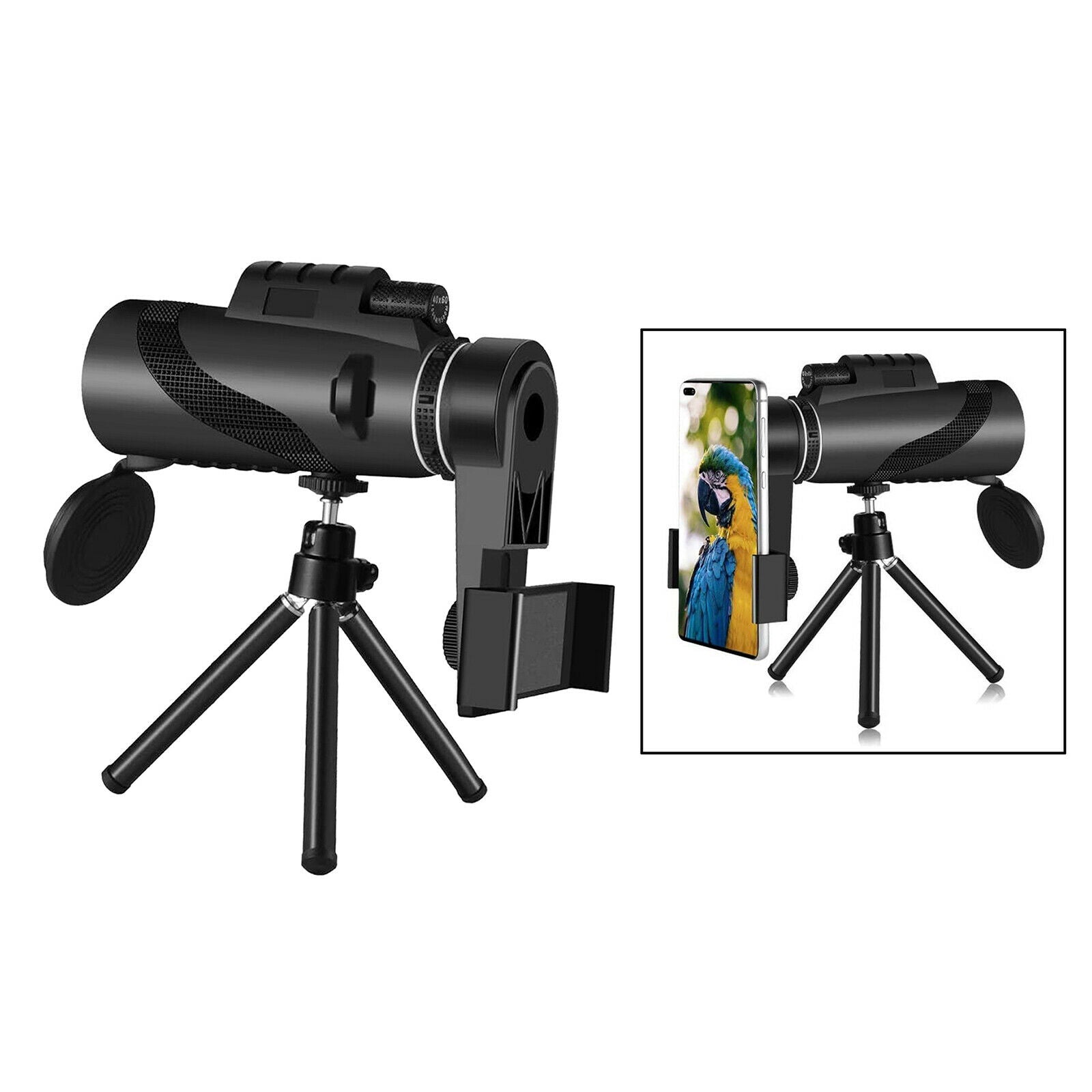 Bird Watching Monoculars Telescope 40x60 HD with Tripod,Low Light Night Vision