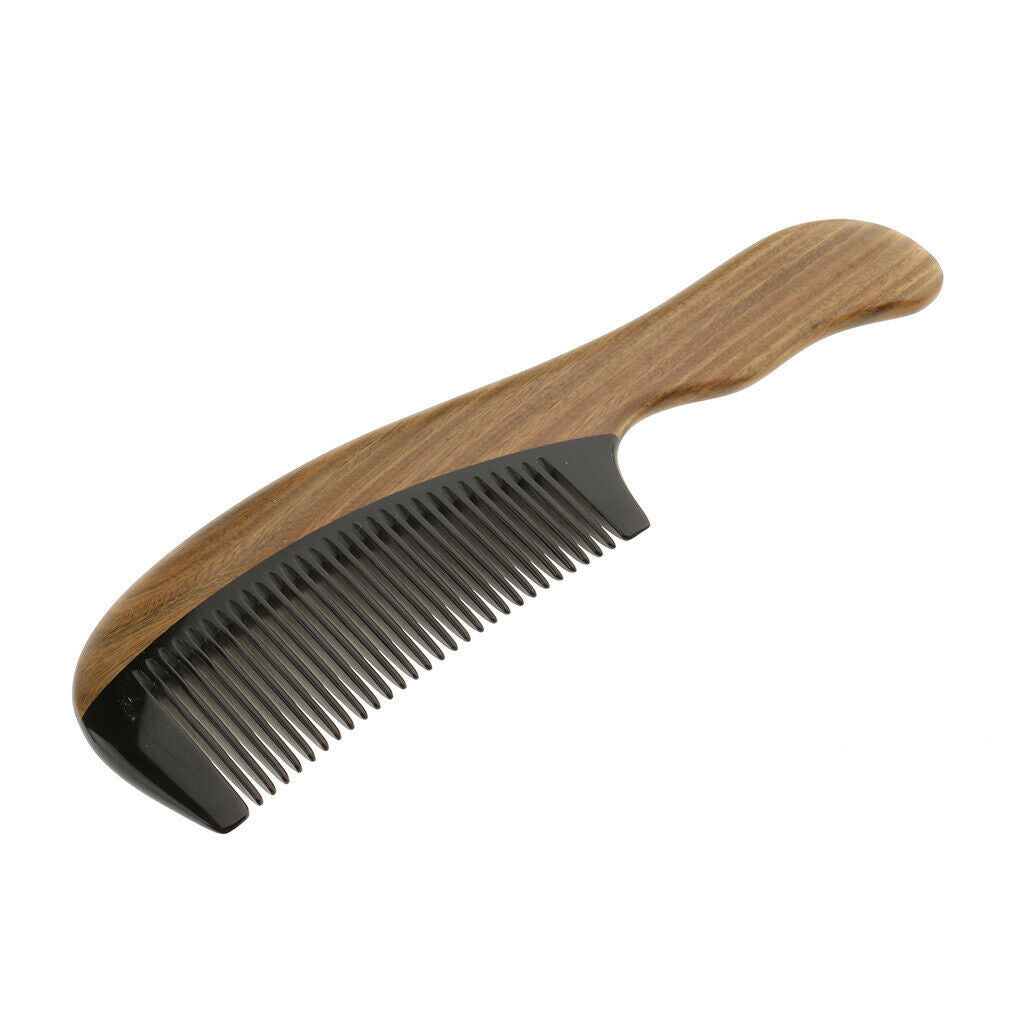 Sandalwood Hair Care Massage Comb Wooden Pocket Hairbrush Wide Tooth Brush