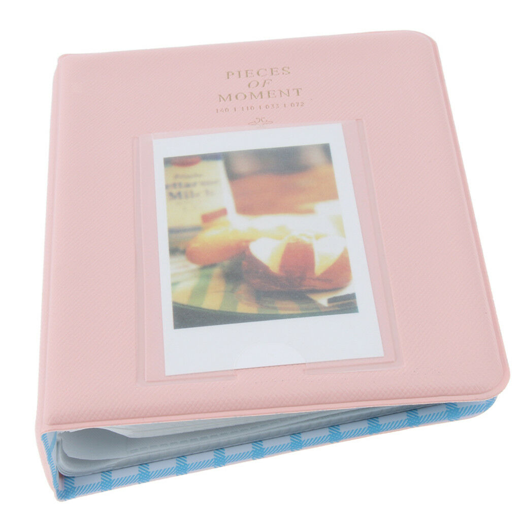 3" Photo Album Book for   Fuji Polaroid Instax Mini 8 50s Film -Pink