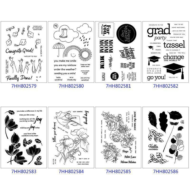 Friendship DIY Silicone Clear Stamp Cling Seal Scrapbook Embossing Album Decor