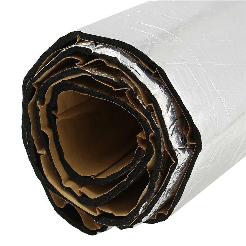 7mm Car Heat Shield Firewall Sound Deadener Insulation Deadening Aluminum Foil