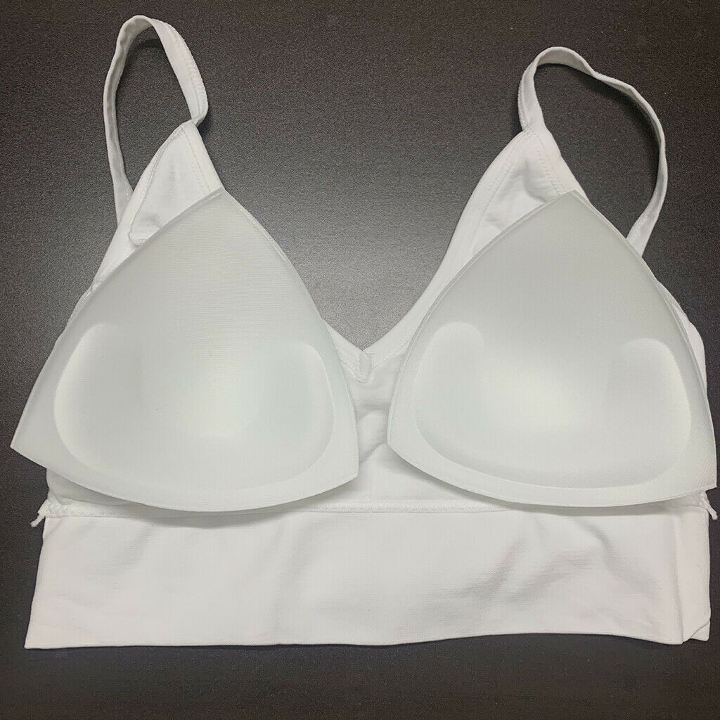 6 Pieces Women's Removable Padded Bralette Wirefree Comfort Bra Sport Bra