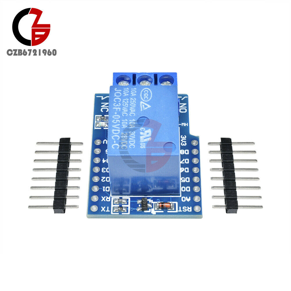 WeMos D1 Mini 5V 1CH Relay Module Shield For Arduino ESP8266 Development Board