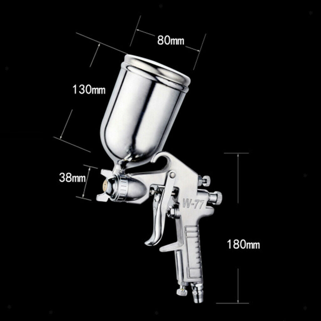 Auto Pneumatic Air Spray Paint Tool Air Regulator Kit with 3mm Nozzle