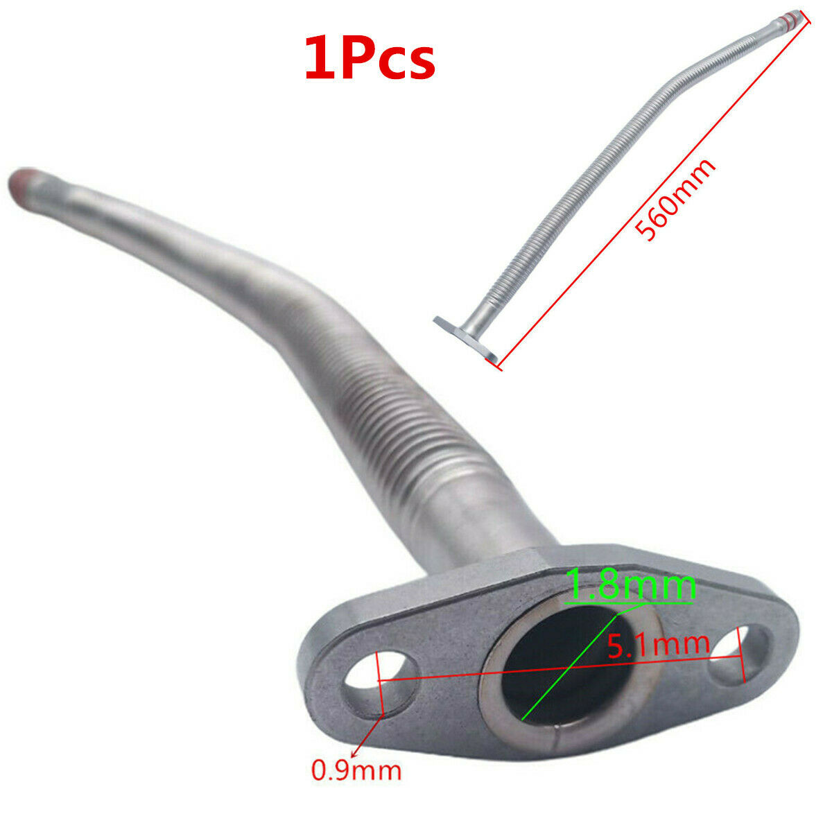 For CUMMINS 6CT 8.3L HX40 HX40W Turbo Turbocharger Return Tube 3926842