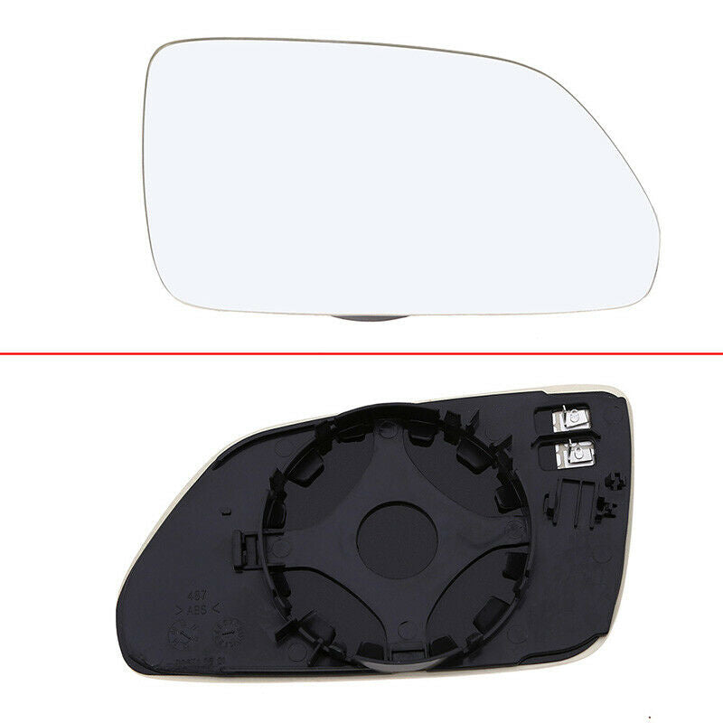Right Driver Side Rear View Door Wing Mirror Glass Heated for VW POLO 2001-2012