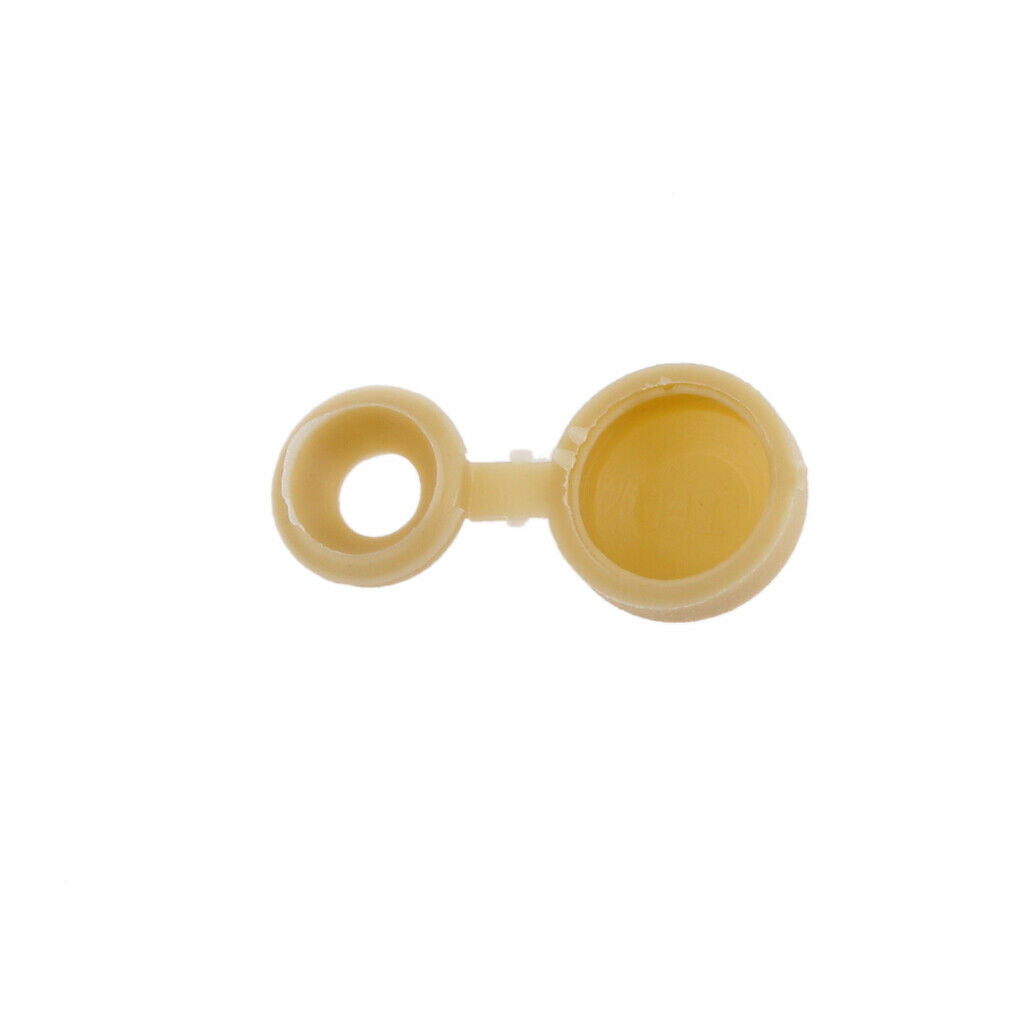 Pack of 150 Polypropylene Plastic Hinged Screw Cover Caps  for 6g/8g Diameter