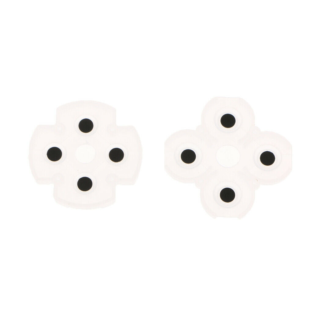 1 Set Buttons Conductive Rubber Pad for PS4 Controller + USB Charging Port