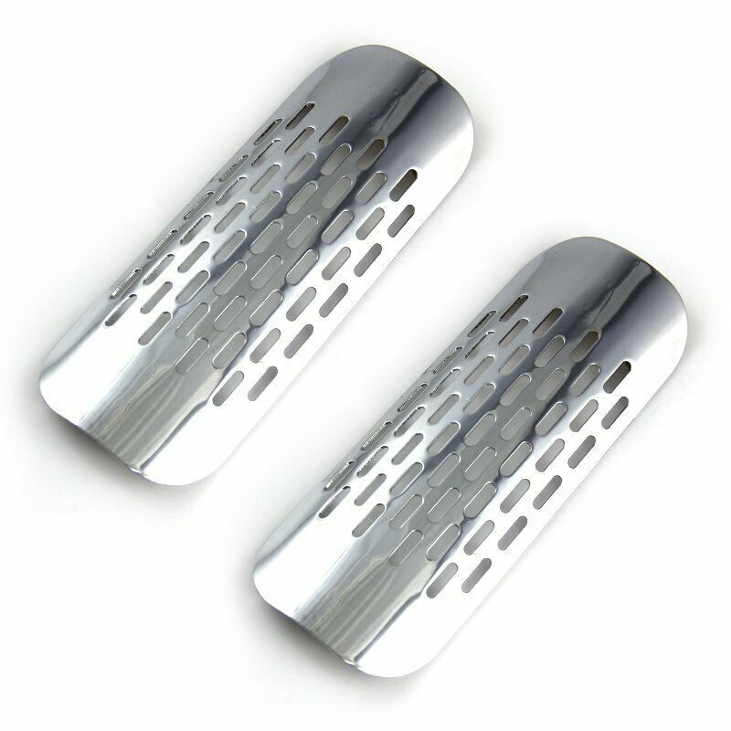 Stainless Steel Exhaust Pipe Heatproof Shield Partition For Motorcycle Motorbike