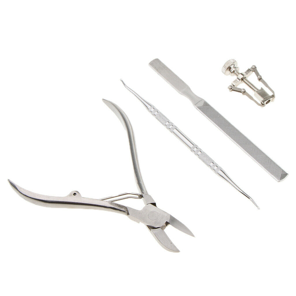 Ingrown Toenail Clipper Fixer Corrector Toe Nail File Lifter Pedicure Set