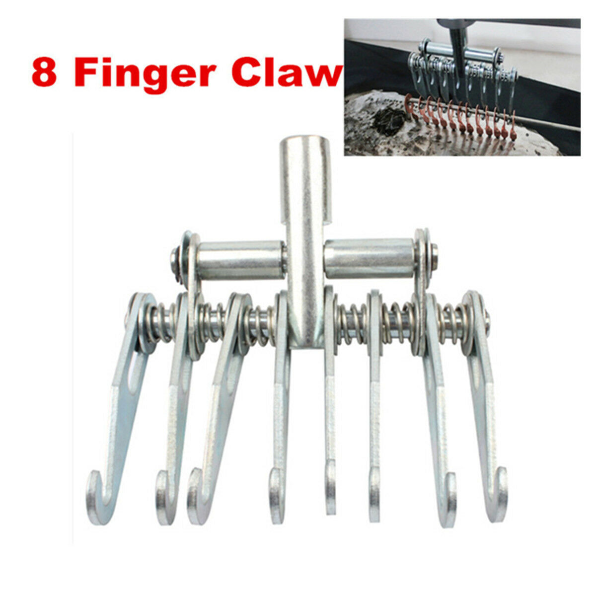 8 Finger Claw For Wiggle Wire Straight Washer Dent Repair Puller Fix Auto Tools