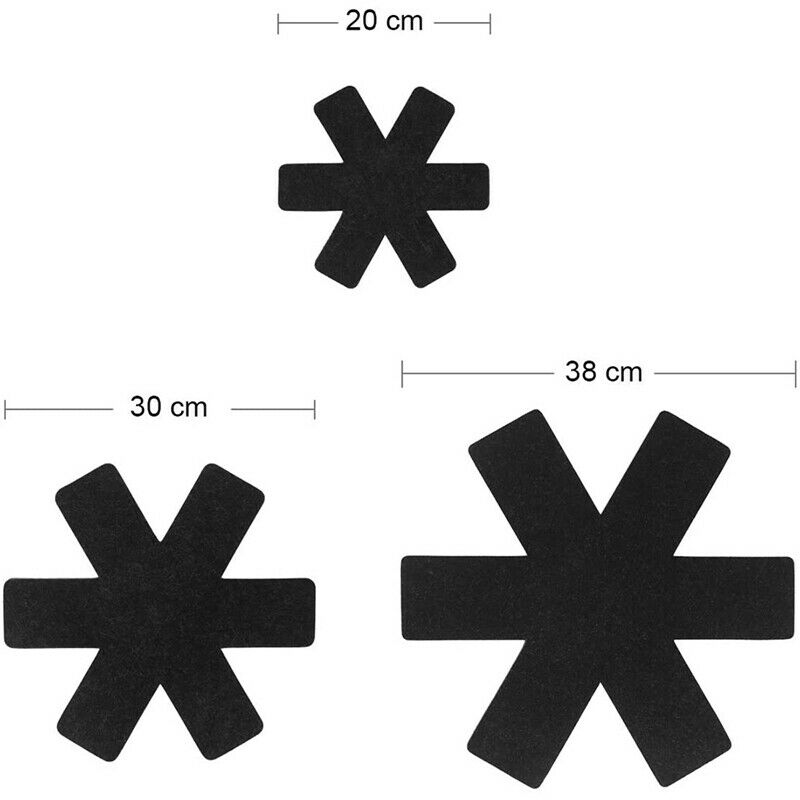 Pot Coasters, 15 Pcs Pan Protector, Dishwasher Safe, Heat Resistance for PanF9M2
