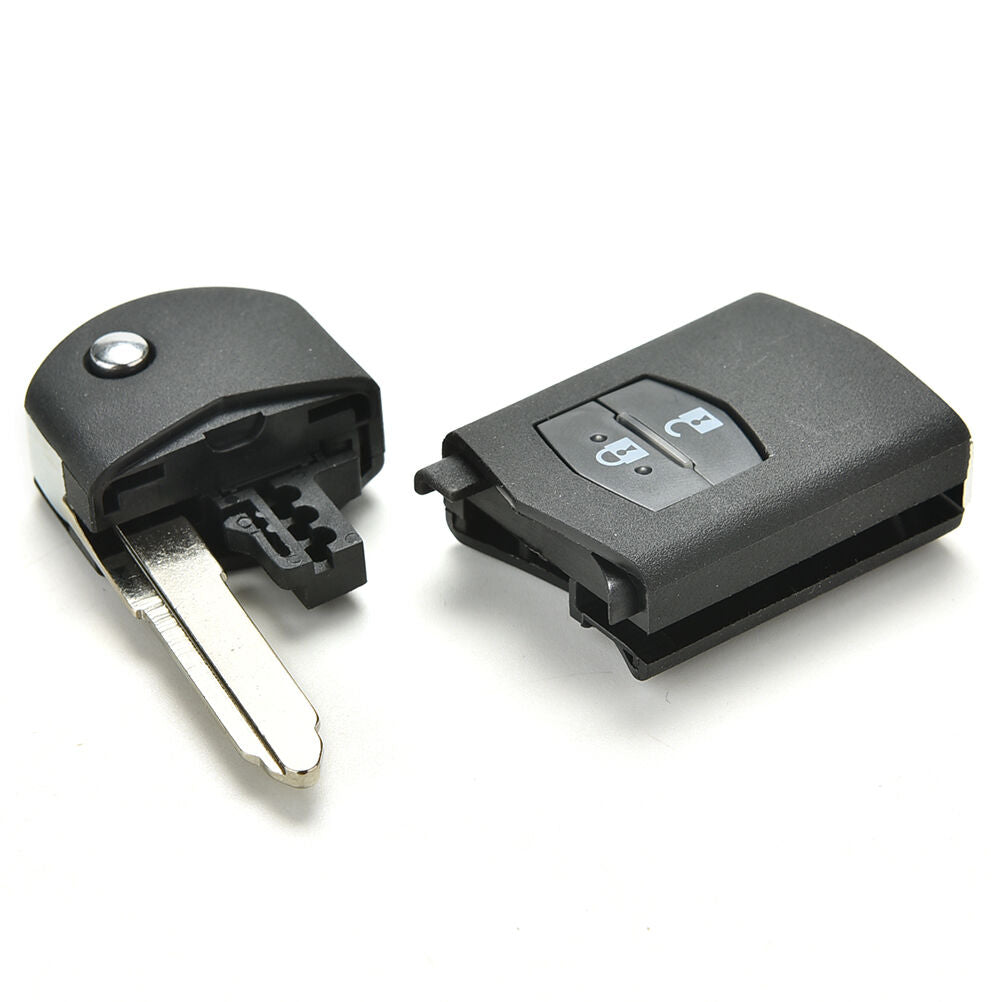 2Button Fob Flip Key Shell fit for MAZDA 3 5 6 Flip Remote Key Case Replace S Lt