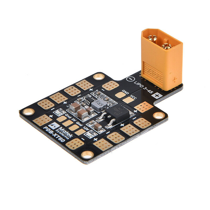1pc pdb xt60 bec 5v/12v power distribution module board for fpv drone qua.l8
