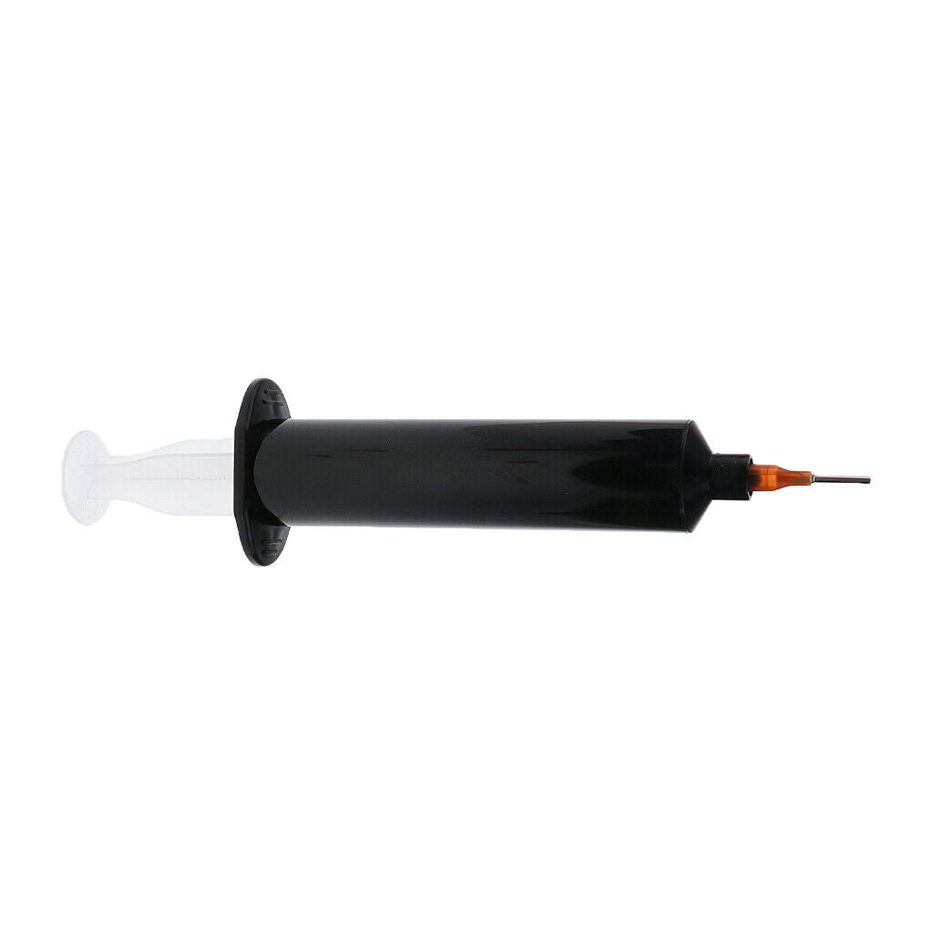 5CC/ML UV Epoxy Cure Syringe with 3 Needle Fly Tying Flies Glue Coating Tool