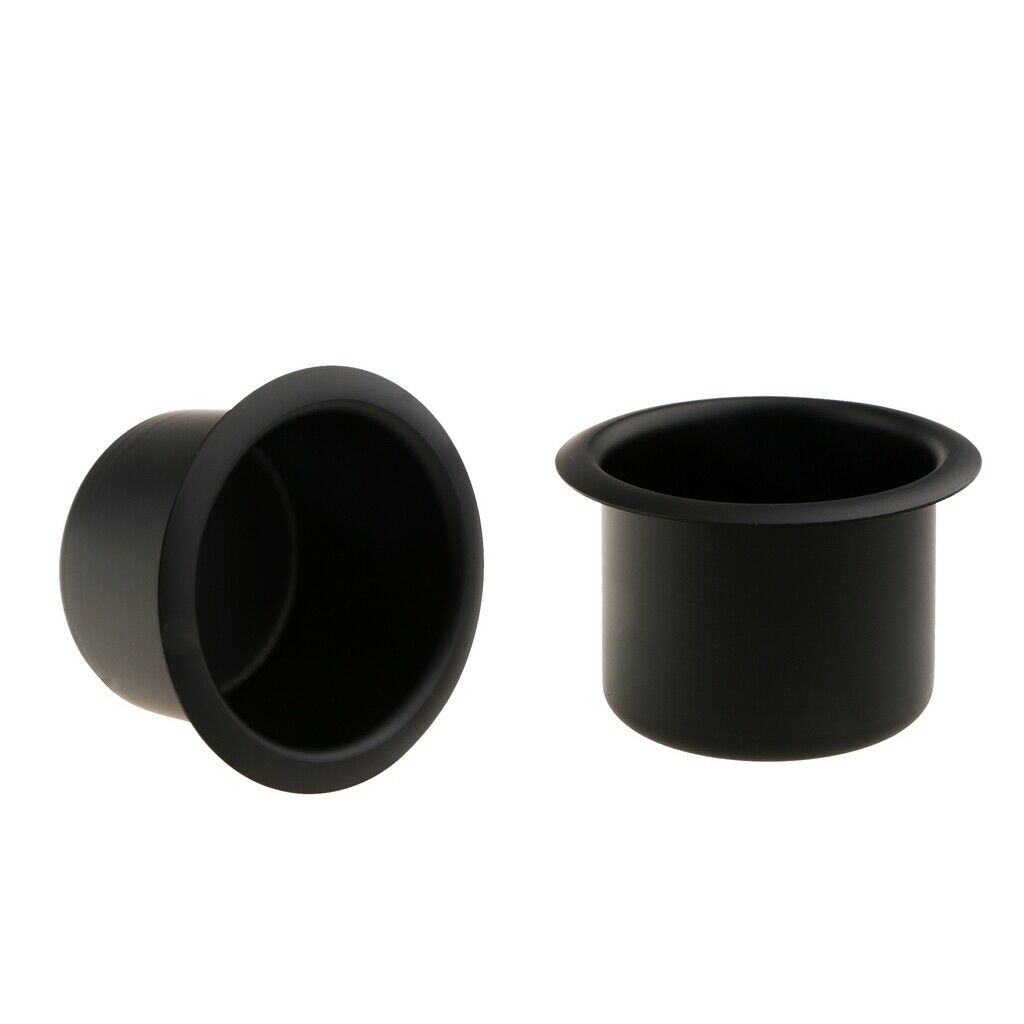 Black Boat Aluminum Alloy Cup Drink Can Holder Boat Marine RV Universal