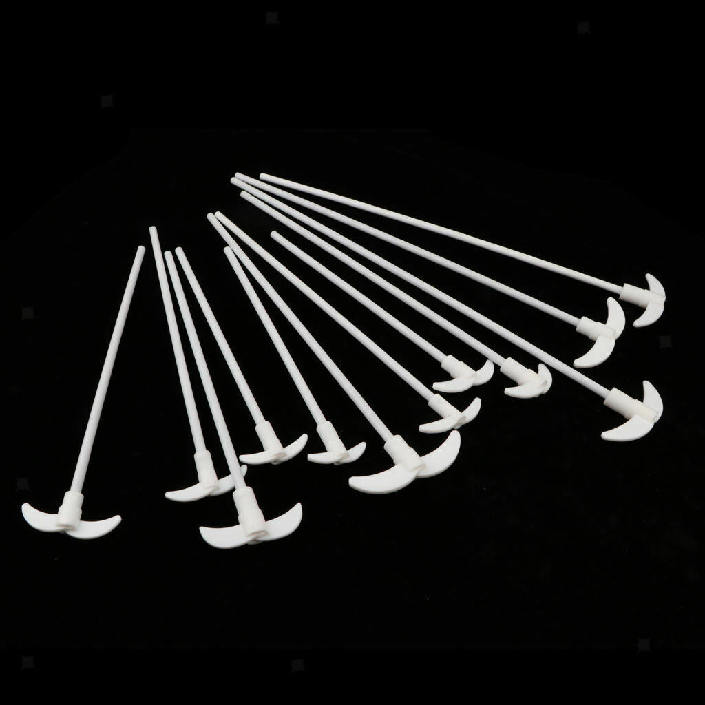 250mm PTFE Stirring Rod Overhead Stirrer Mixer Shaft w/ 65mm Dia Foldable Paddle