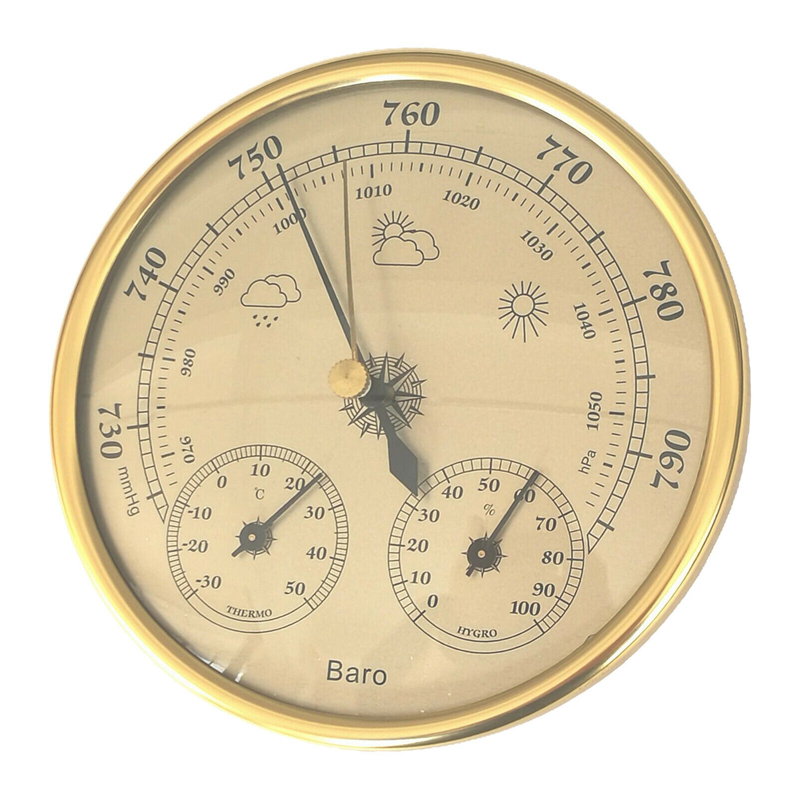 Barometer Thermometer Hygrometer Weather Station Barometric Pressure Temperature