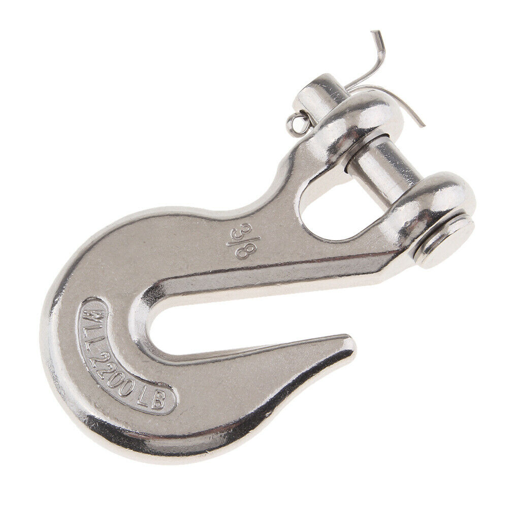 316 Stainless Steel 3/8" Clevis Grab Hook Lifting Chain Rigging Equipment