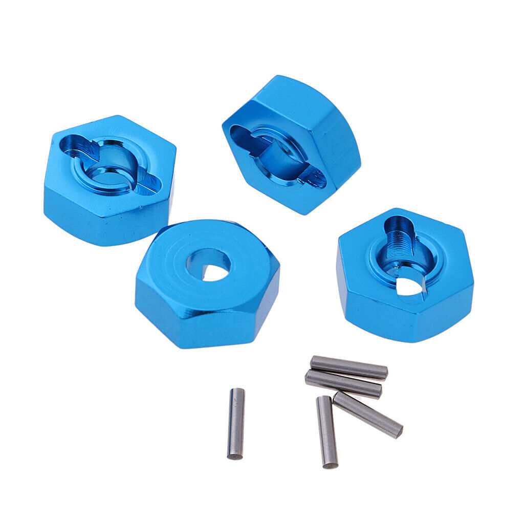 4Pcs 12mm Wheel Hex Drive for HSP 94122 94123 94111 94188 1:10 RC Buggy