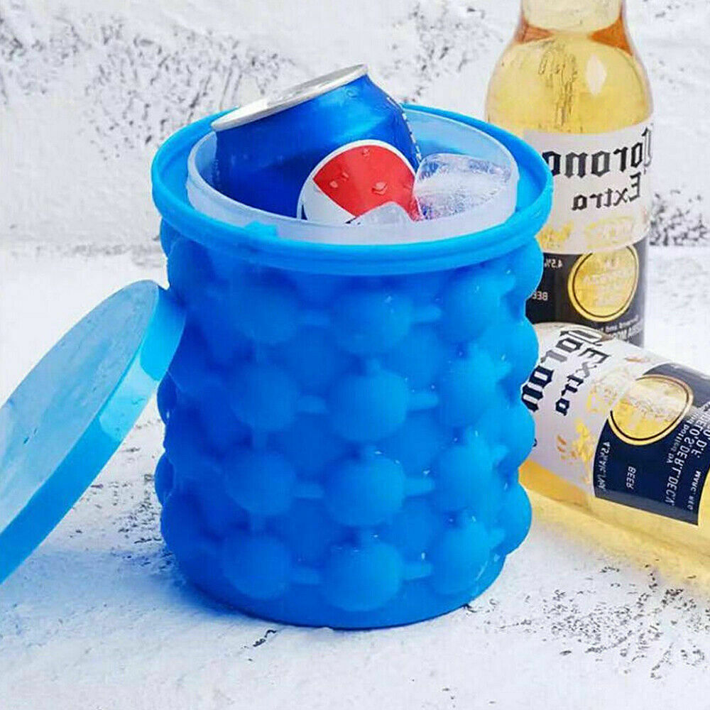 World Cup Ice Genie Cube Maker The Revolutionary Space Saving Silicone Beer Tool