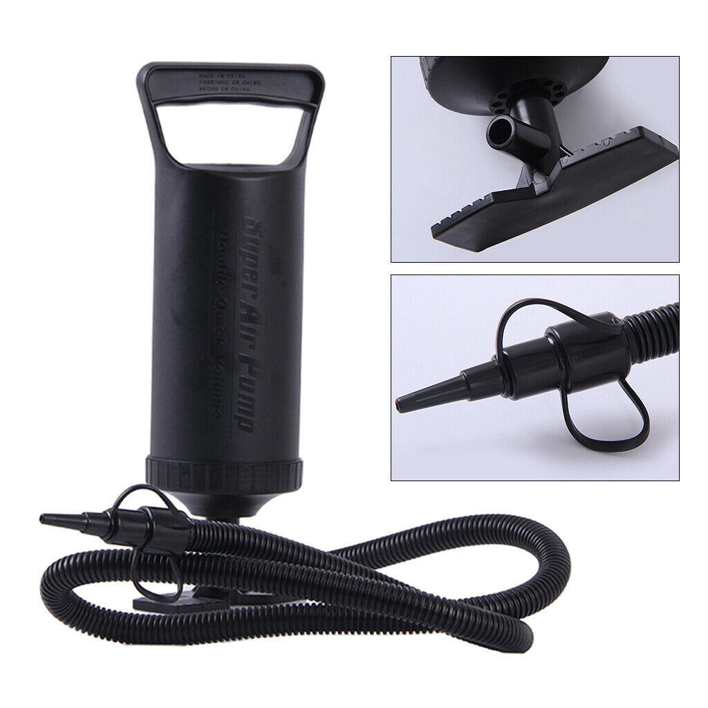 Air Pump Balloon Outdoor Travel Inflator Air Bed 3 Nozzles Pumping Pumps