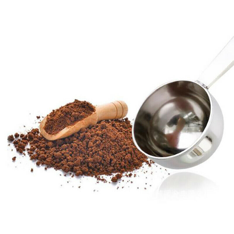 Stainless Steel Stand Coffee Measuring Tamper Spoon 1.97x5.51 inch.l8