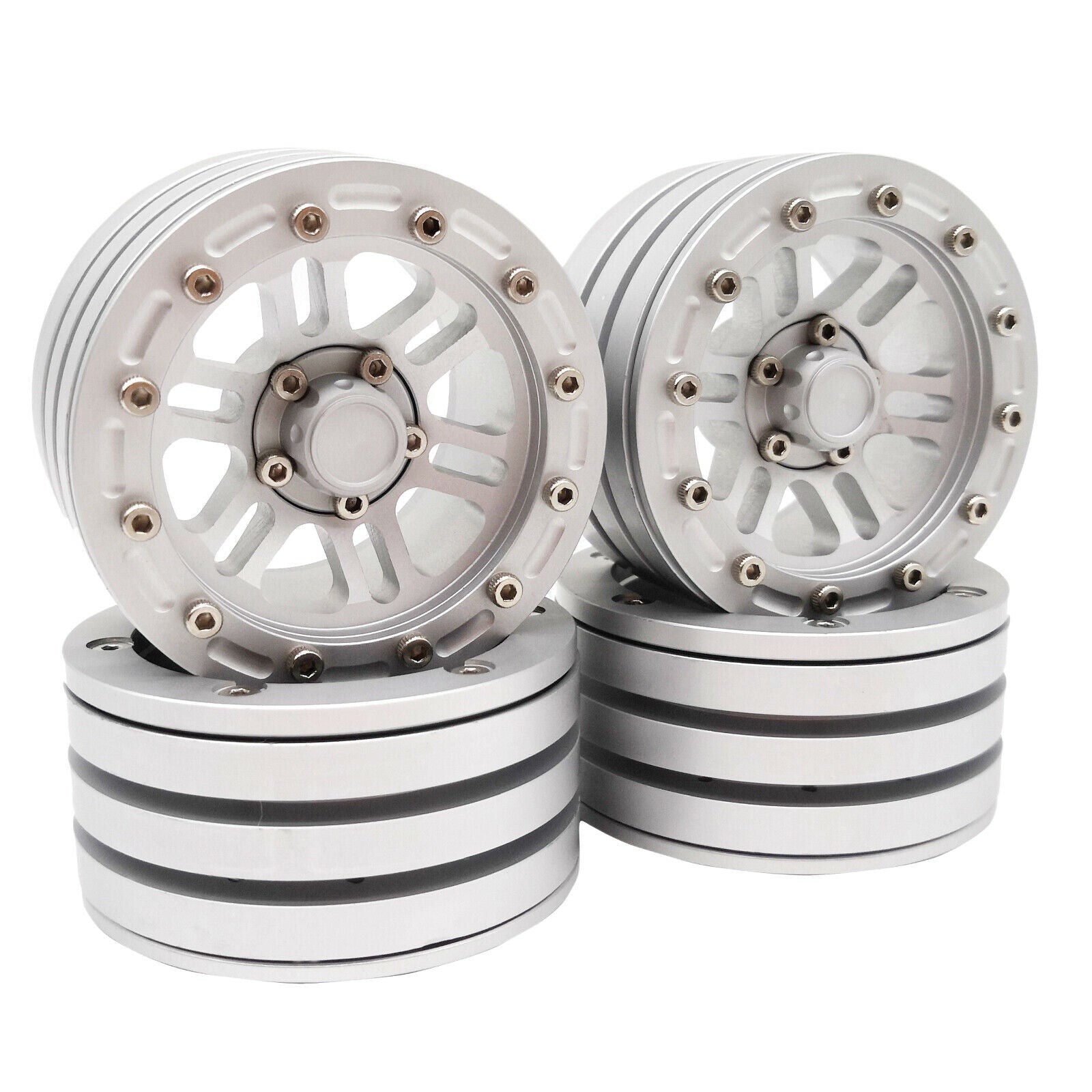 Set of 4 RC Car 1.9 Wheel Hub Rim for SCX10 RC Rock Buggy Car DIY Vehicle