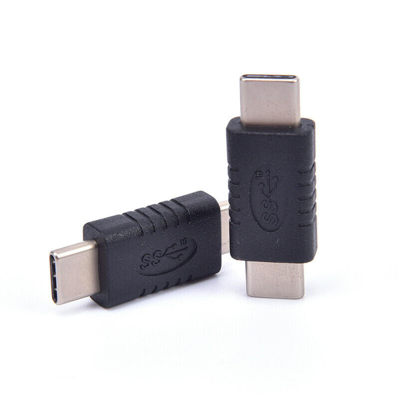 USB 3.1 Type-C Male to Male Adapter Straight Tiny Adaptor Connector Conve.l8
