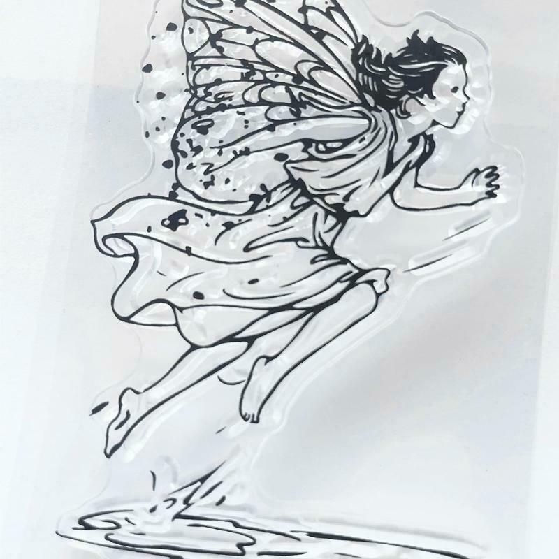 Rainy Fairy Silicone Clear Seal Stamp DIY Scrapbooking Embossing Photo Album
