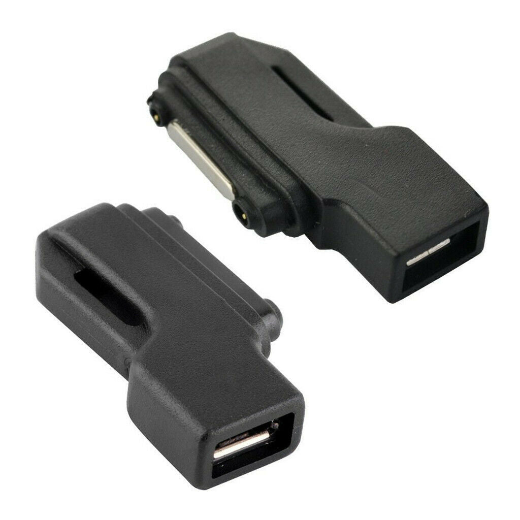Micro USB to Magnetic Charger Adapter for Sony   Z1 Z2 Compact black