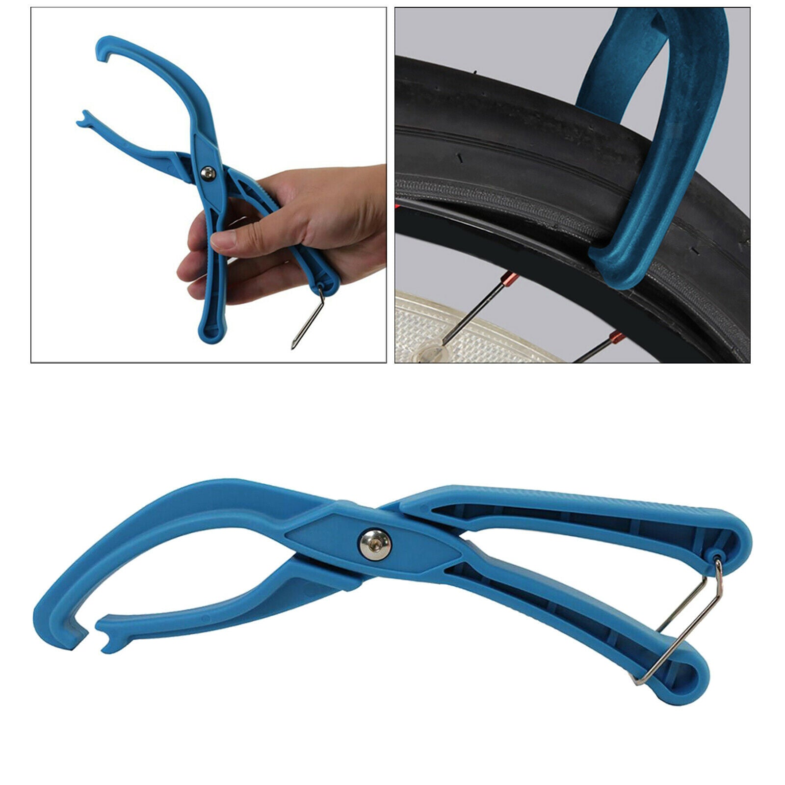 Bike Bicycle Tire Tool Install Difficult Stubborn Bead Mounting Seating Tool