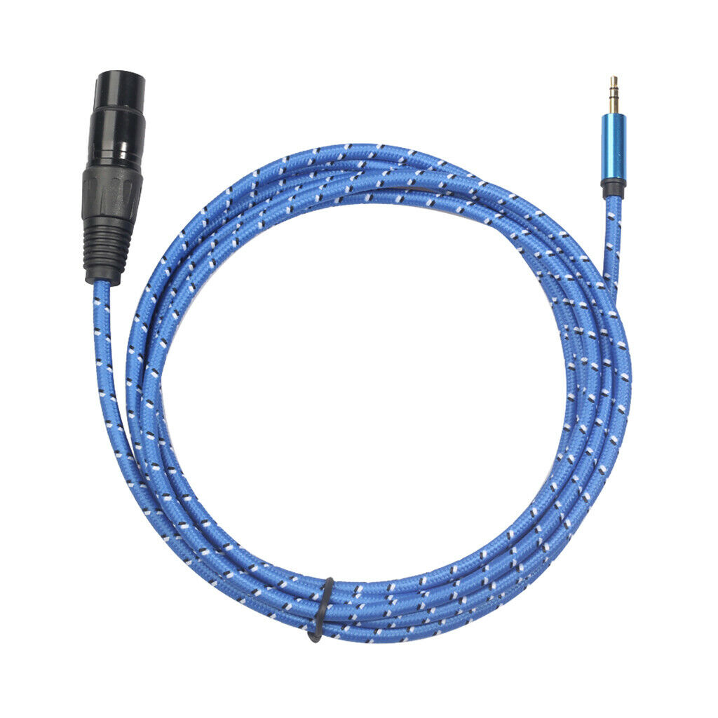 (1/8 Inch) 3.5mm to XLR Cable (XLR to 3.5mm Cable) Female to Male