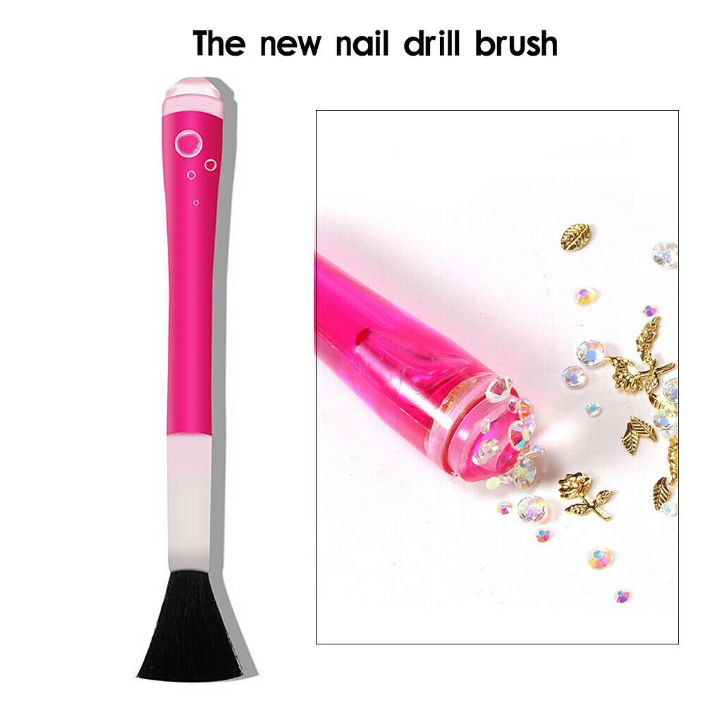 Rhinestone Picker Self Adhesive Applicator Tool with Brush for Nail Art Tool
