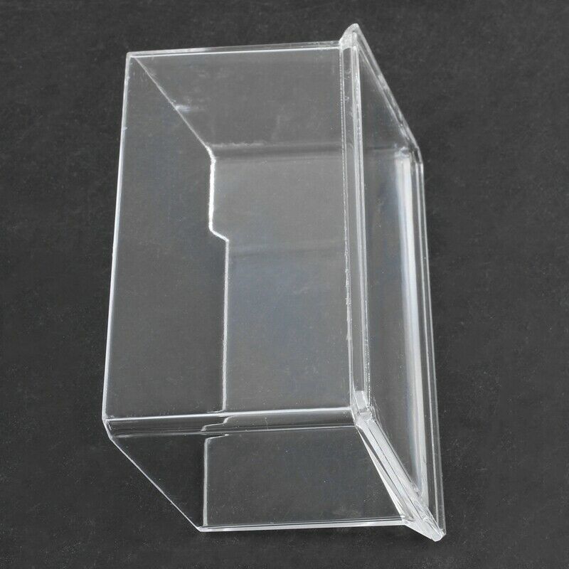 New Clear Desktop Business Card Holder Display Stand Acrylic Plastic Desk ShelK6