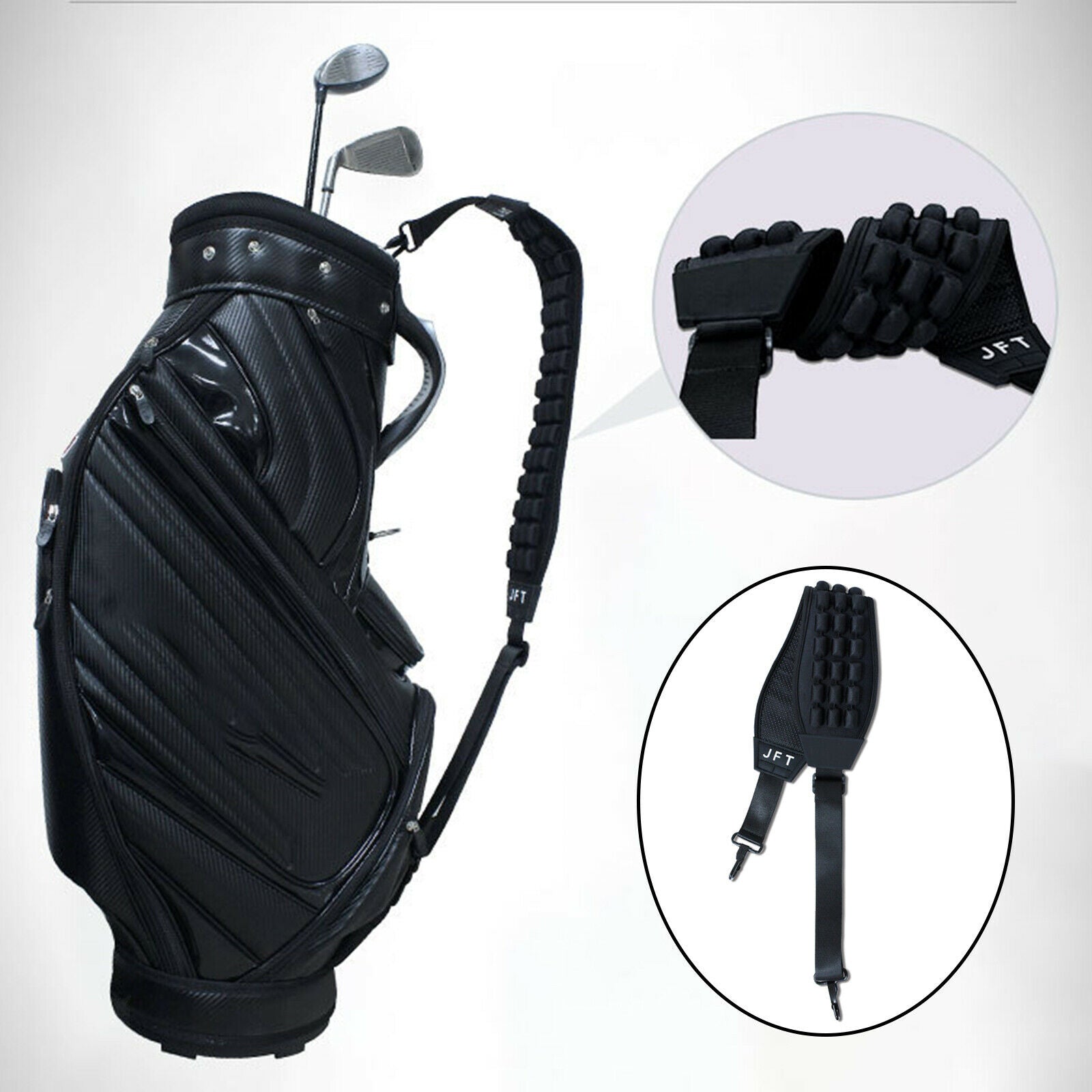 Golf Bag Single Shoulder Strap Thick Replacement Strap Adjustable Belt