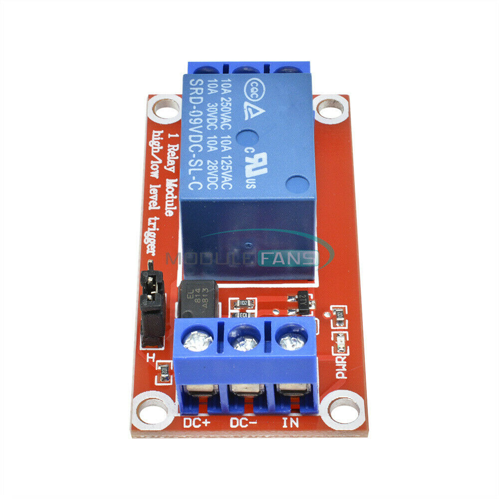 DC 9V 1-CH Channel Optocoupler Driver Shielded High Low Level Relay Module