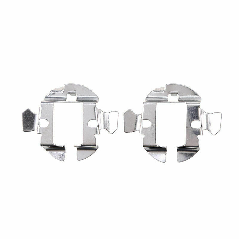 2X Sliver H7 HID Bulb Socket Holder Adapter Base Retainer Clips for Audi A6
